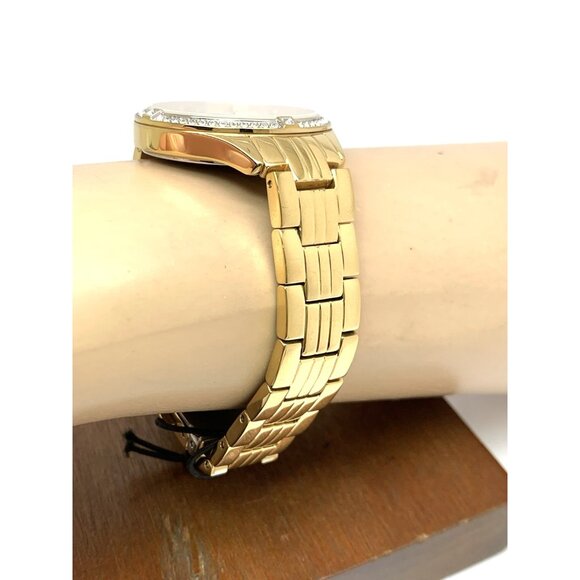 Bulova Women's Watch 98L274 Quartz Mother of Pearl White Dial Gold Gemmed 32mm - Picture 12 of 14